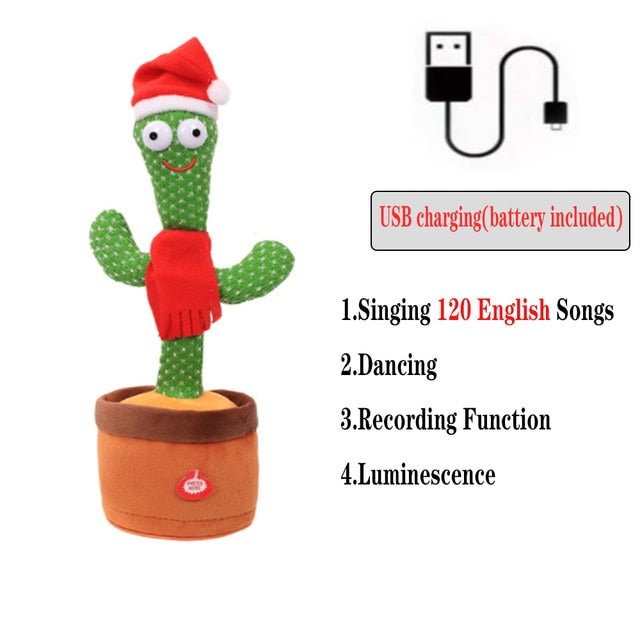 Dancing-Singing Cactus Plush Toy