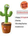 Dancing-Singing Cactus Plush Toy