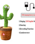 Dancing-Singing Cactus Plush Toy